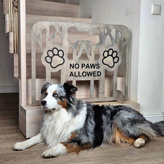 Portable Wooden Dog Stopper Gate