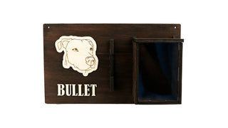 Custom wall treats and leash holder for dogs