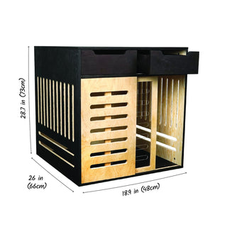 Personalized Dog House with Storage