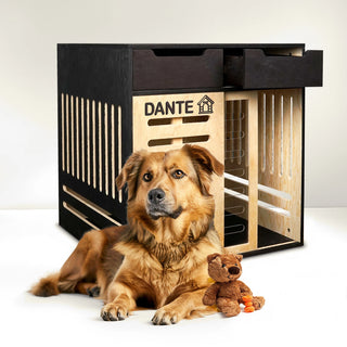 Personalized Dog House with Storage