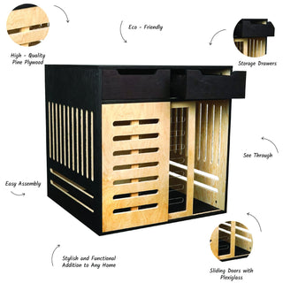 Personalized Dog House with Storage