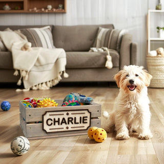 Personalized Pet Toy Box