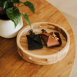 Personalized Leather Treat Bag