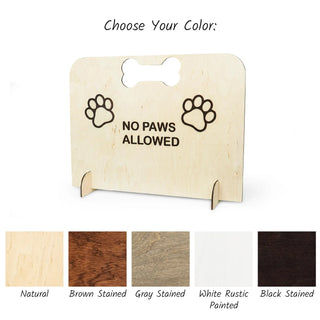 Personalized Freestanding Dog Patio Gate – No Drill Wooden Pet Barrier for Stairs