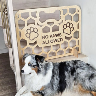 Wooden Dog Gate for Stairs