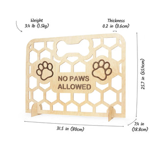 Wooden Dog Gate for Stairs