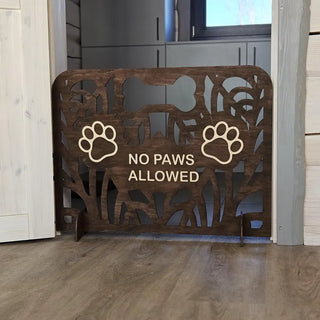 Personalized Freestanding Pet Gate